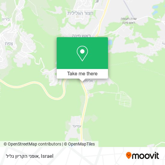 אופני הקריון גליל map