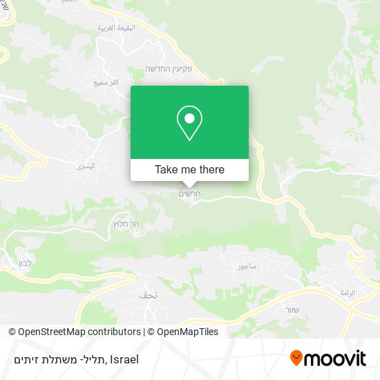 תליל- משתלת זיתים map