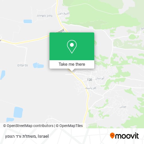 משתלת ורד הצפון map