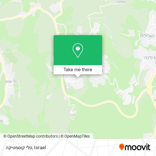 טלי קוסמטיקה map