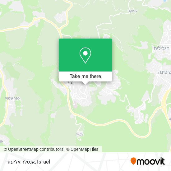 אנטלר אליעזר map