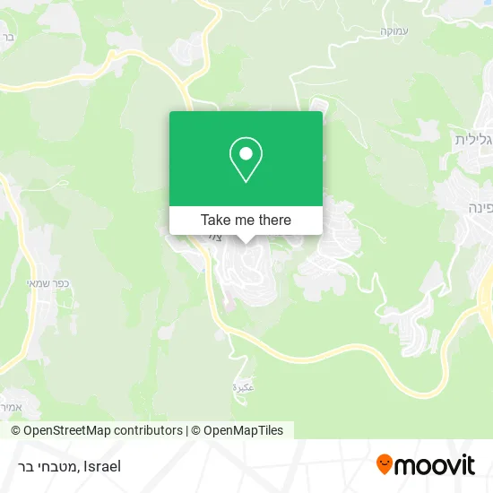 Карта מטבחי בר