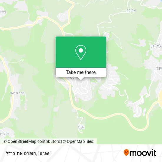 Карта הופרט את ברזל