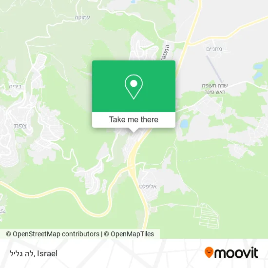 Карта לה גליל