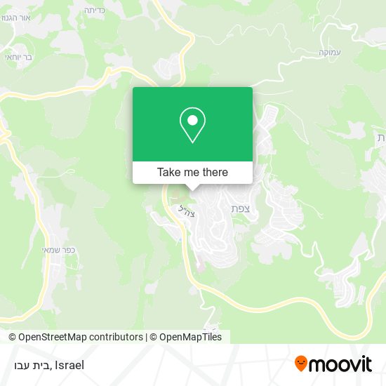 בית עבו map