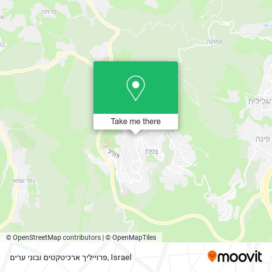 פרוייליך ארכיטקטים ובוני ערים map