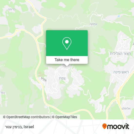 בנימין עטר map