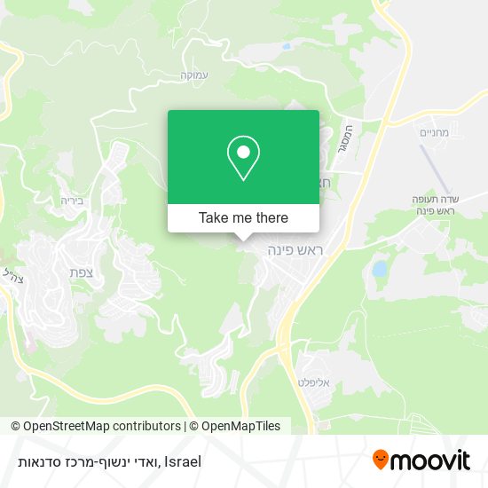 ואדי ינשוף-מרכז סדנאות map