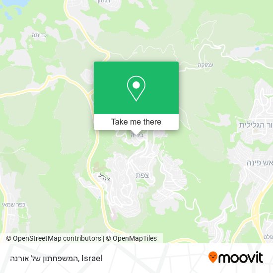 המשפחתון של אורנה map