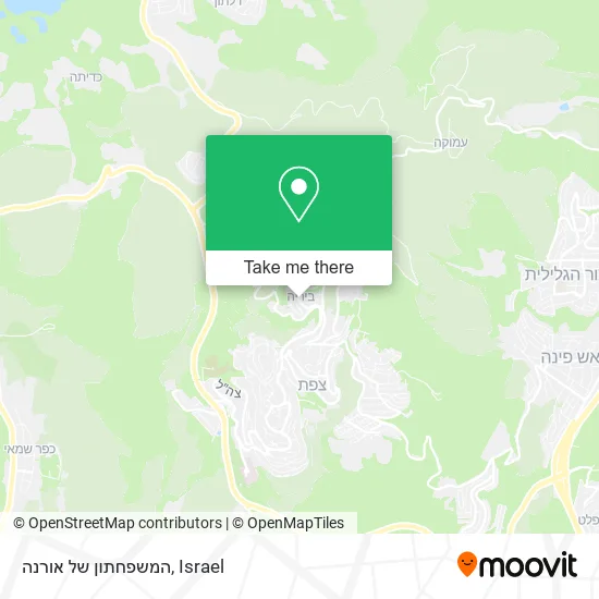 Карта המשפחתון של אורנה