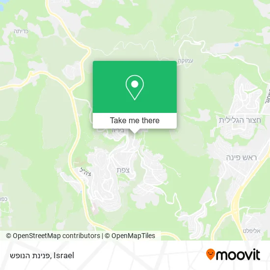 Карта פנינת הנופש