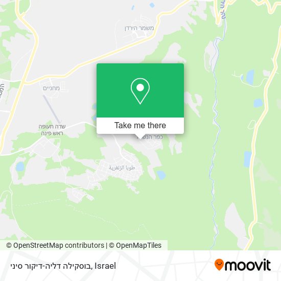 בוסקילה דליה-דיקור סיני map