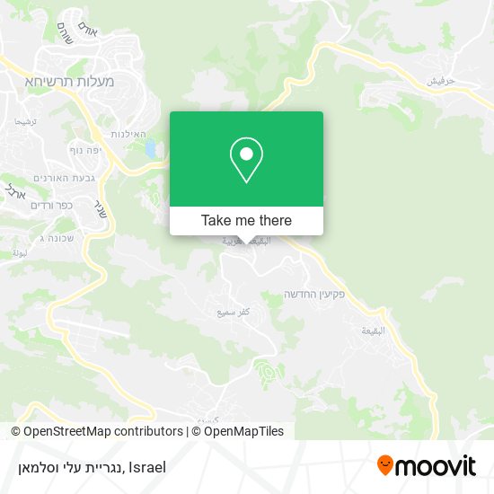 נגריית עלי וסלמאן map