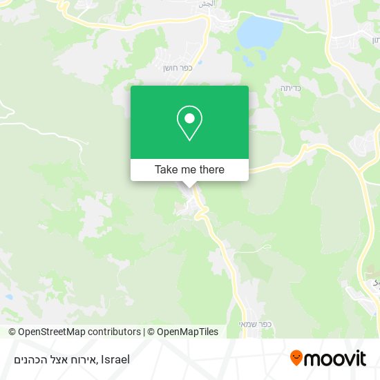 אירוח אצל הכהנים map