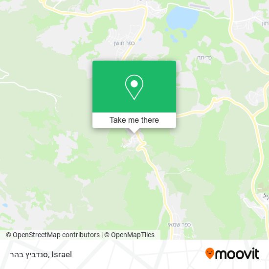 סנדביץ בהר map