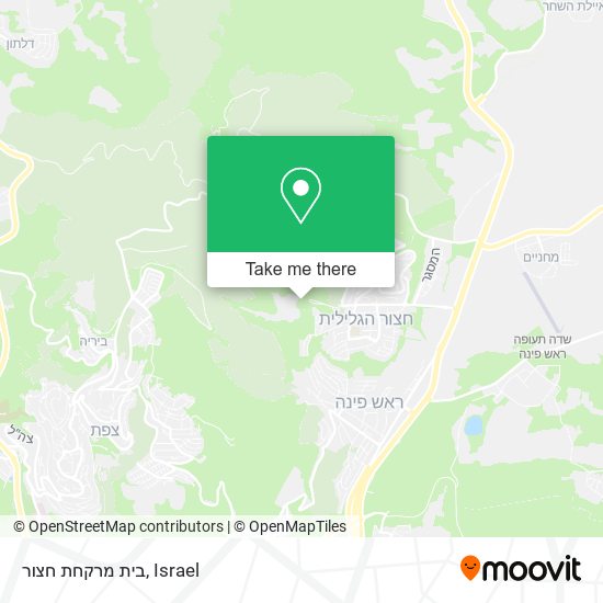 בית מרקחת חצור map