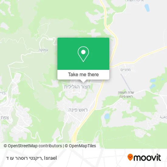 Карта ריקנטי רוסהר עו ד