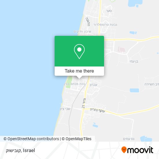 קובישוק map