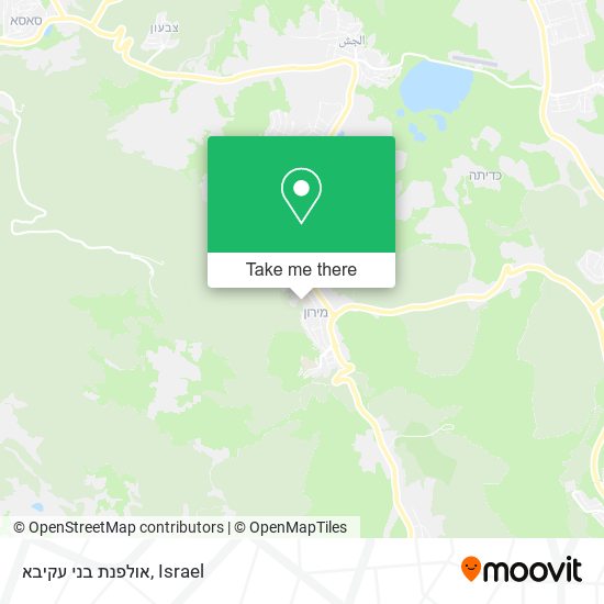 אולפנת בני עקיבא map
