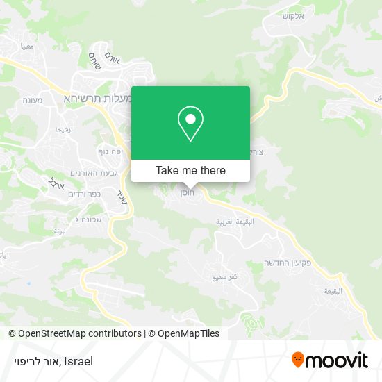 אור לריפוי map