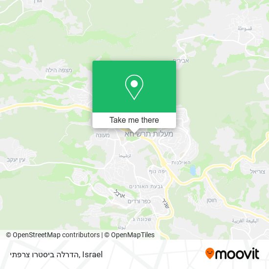 הדרלה ביסטרו צרפתי map