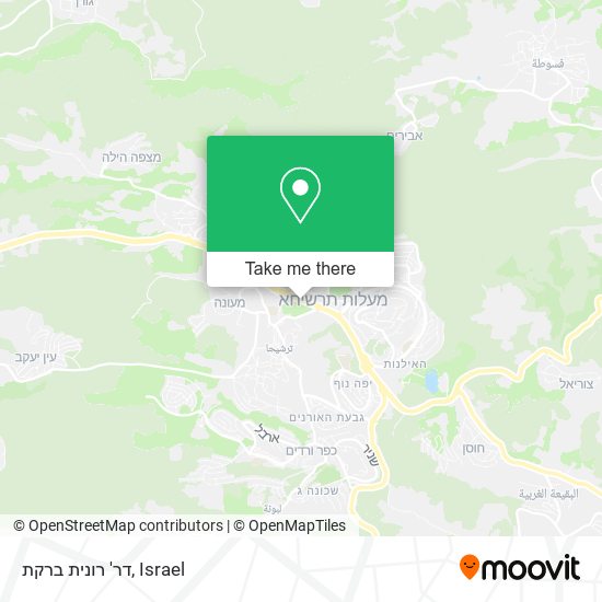 דר' רונית ברקת map