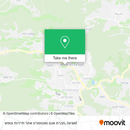 חברת אגם מונטפורט אתר תיירות ונופש map