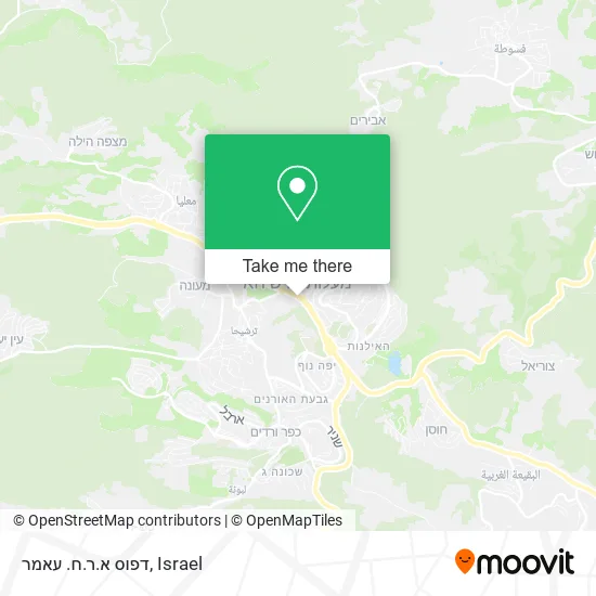 Карта דפוס א.ר.ח. עאמר