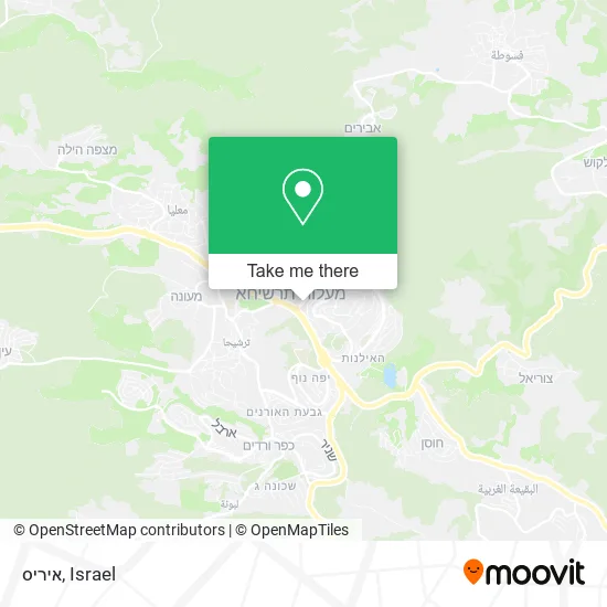 Карта איריס