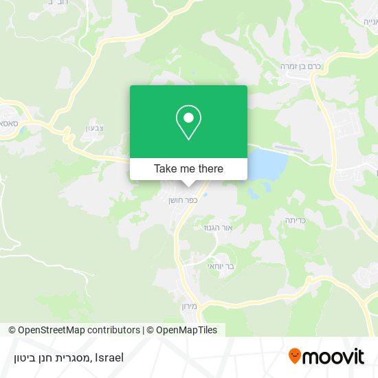Карта מסגרית חנן ביטון