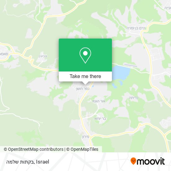 בקתות שלמה map