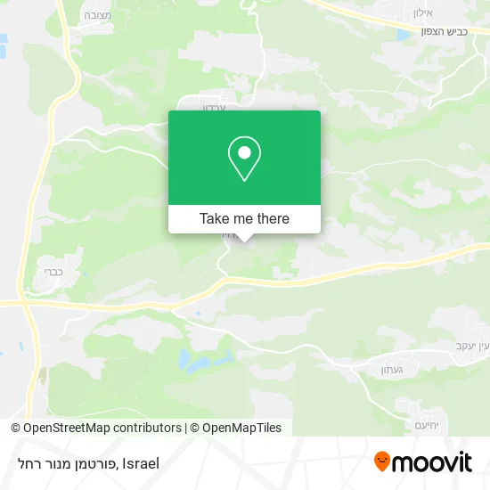 Карта פורטמן מנור רחל