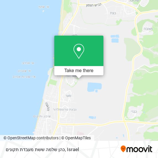 כהן שלמה ששת מעבדת תקונים map