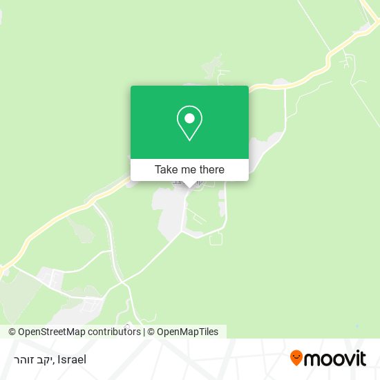 יקב זוהר map