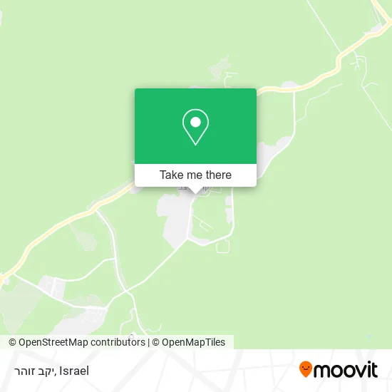 Карта יקב זוהר