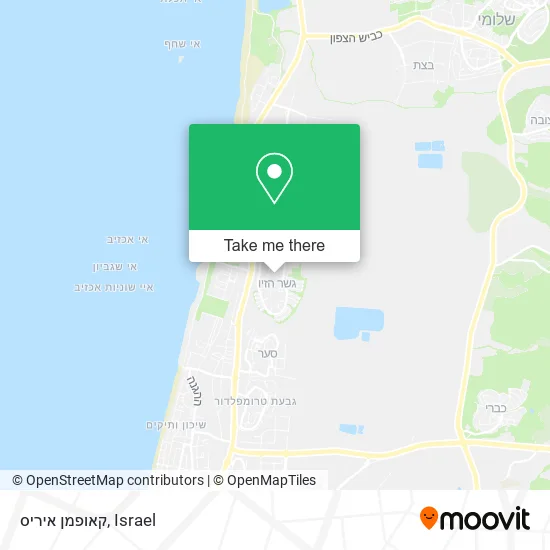 Карта קאופמן איריס