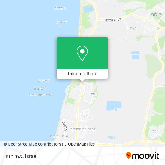 גשר הזיו map