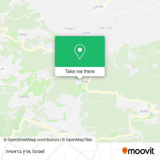 ארץ בראשית map