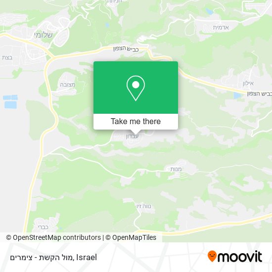 מול הקשת - צימרים map