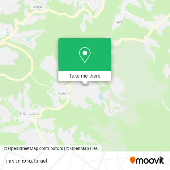 מרפדית מורן map