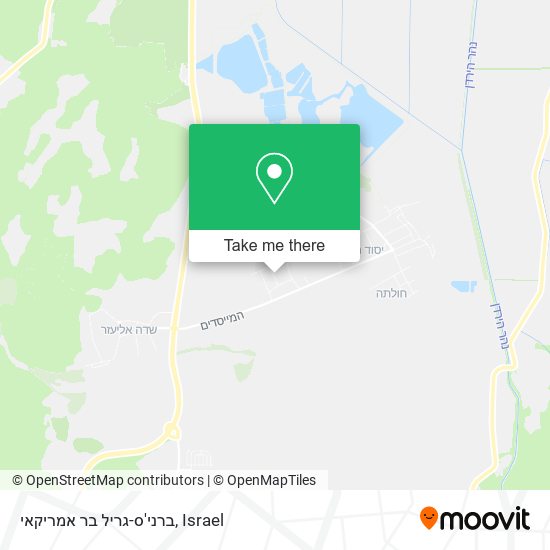 ברני'ס-גריל בר אמריקאי map