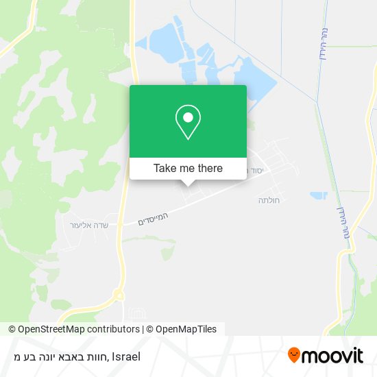 חוות באבא יונה בע מ map