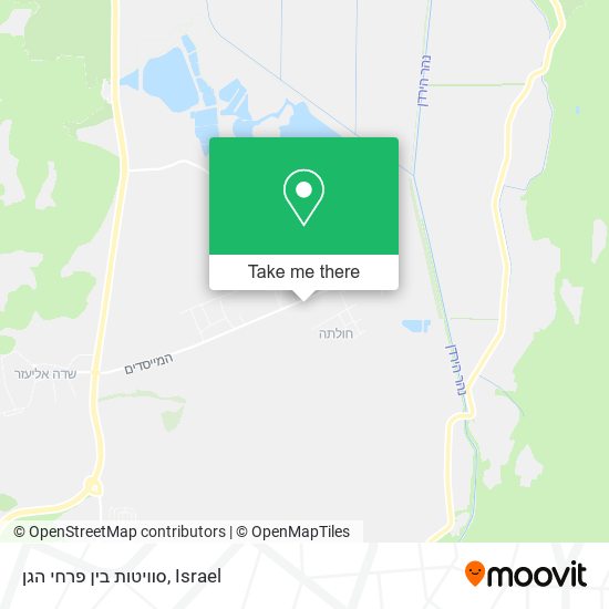 סוויטות בין פרחי הגן map