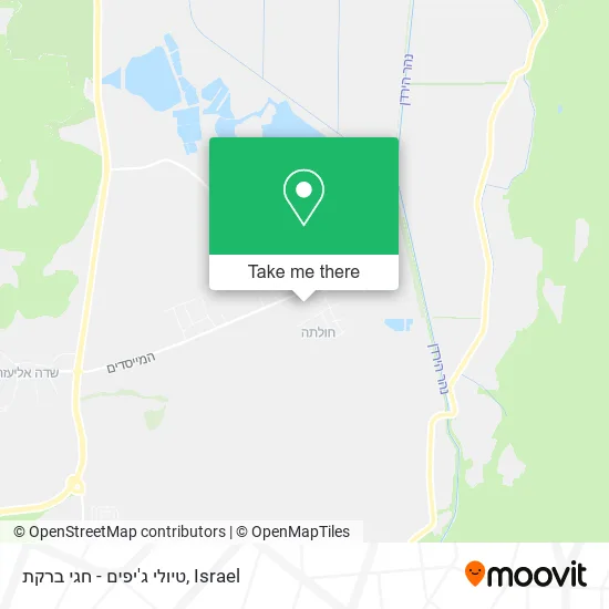 Карта טיולי ג'יפים - חגי ברקת