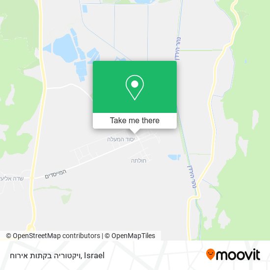 ויקטוריה בקתות אירוח map