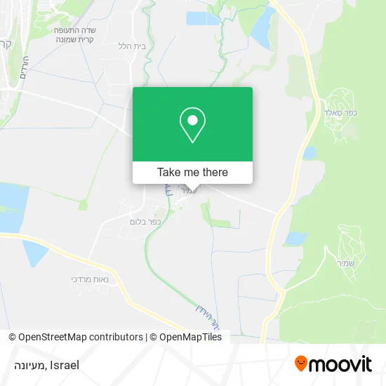 Карта מעיונה