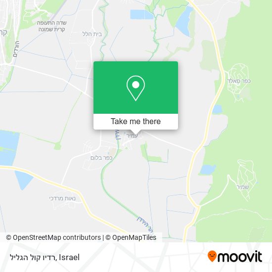 Карта רדיו קול הגליל