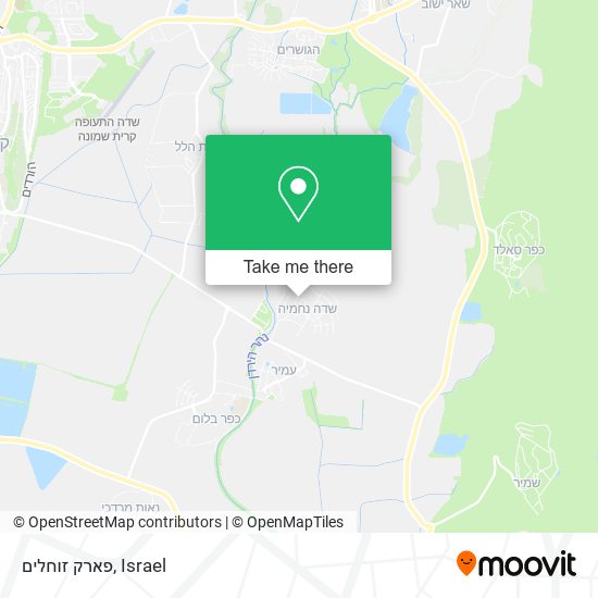 פארק זוחלים map