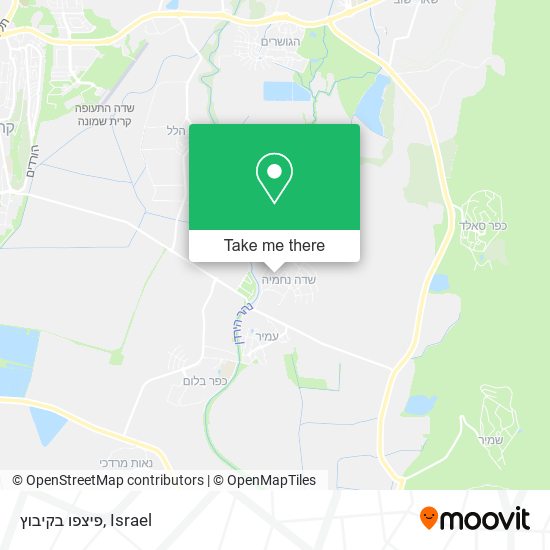 פיצפו בקיבוץ map