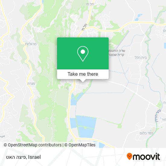 פיצה האט map